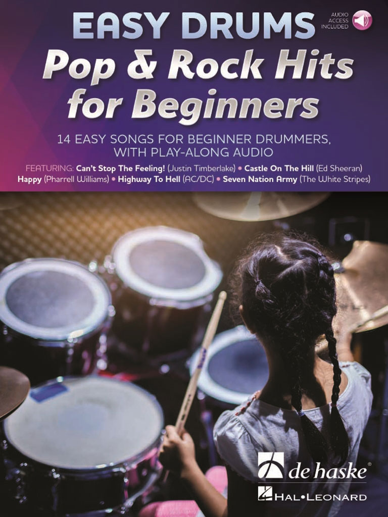 DEHASKE Easy Drums - Pop & Rock Hits For Beginners