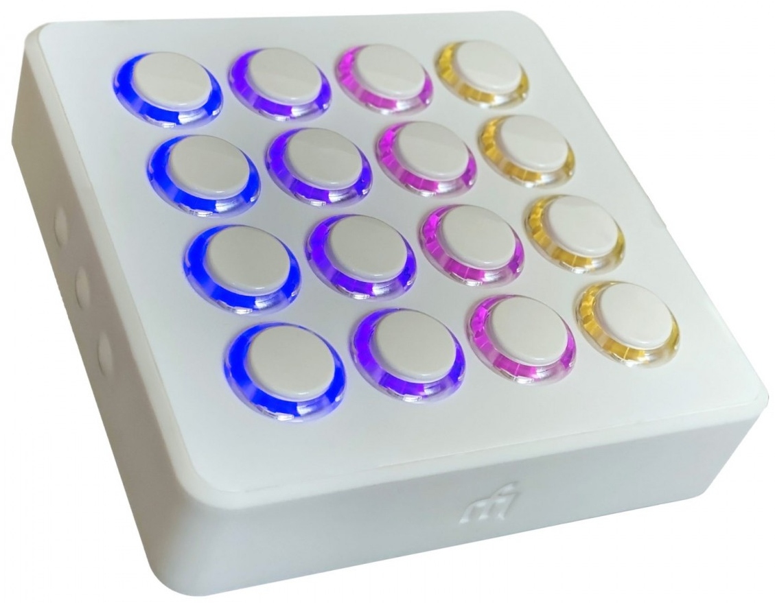 DJ TECHTOOLS Midi Fighter Spectra White