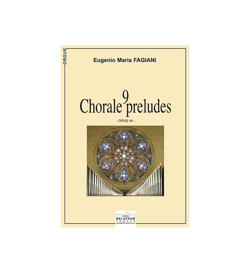  Fagiani Eugenio-maria - 9 Chorals Et Preludes Jazz Pour Orgue