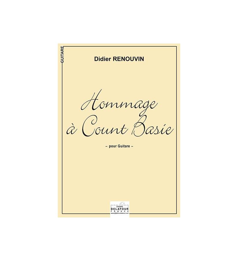 EDITIONS DELATOUR FRANCE RENOUVIN DIDIER - HOMMAGE A COUNT BASIE POUR GUITARE