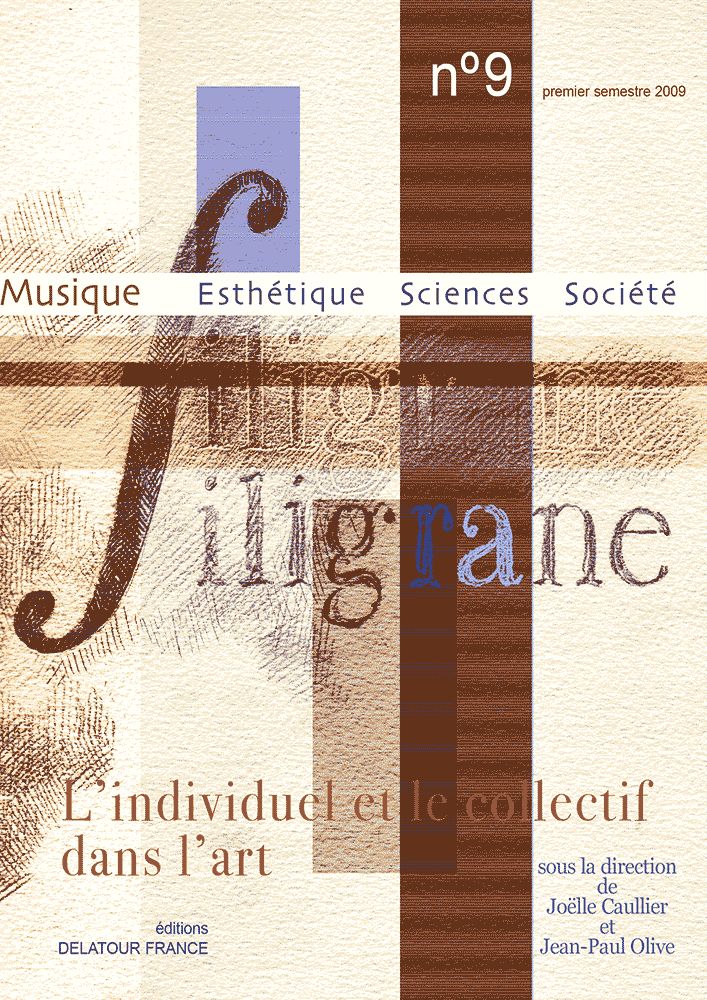  Revue Filigrane N9 - L'individuel Et Le Collectif Dans L'art
