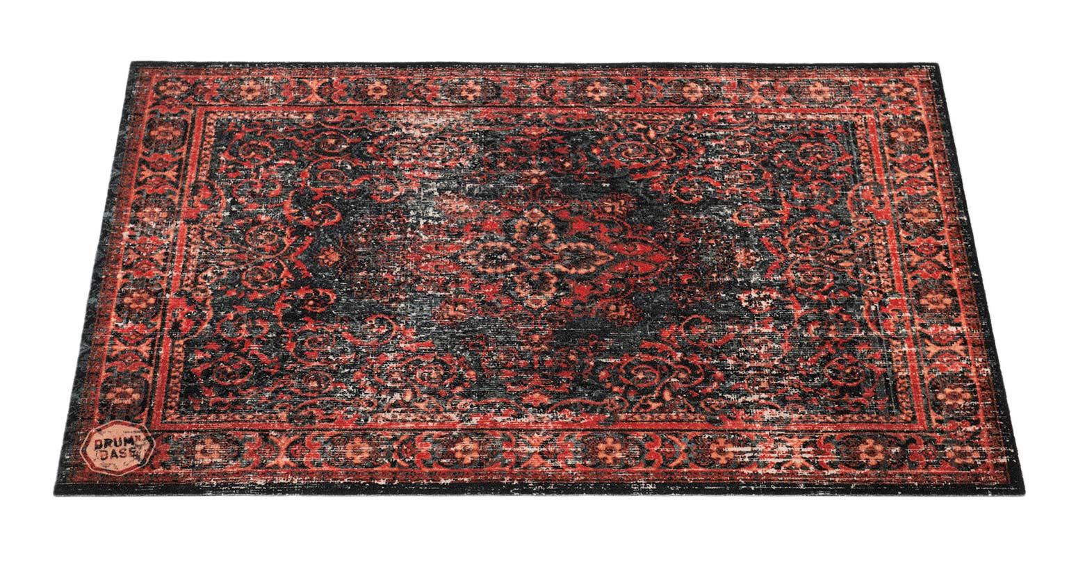 DRUM N BASE Tapis Vintage Persian 1.30 X 0.90M Antidérapant - Black Red