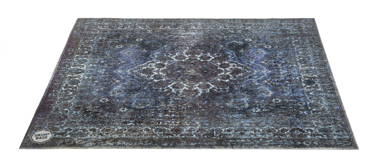 DRUM N BASE VPCLB-BLU VINTAGE PERSIAN CLUB SERIES 1.63 X 1.42M ANTI-SLIP BLUE