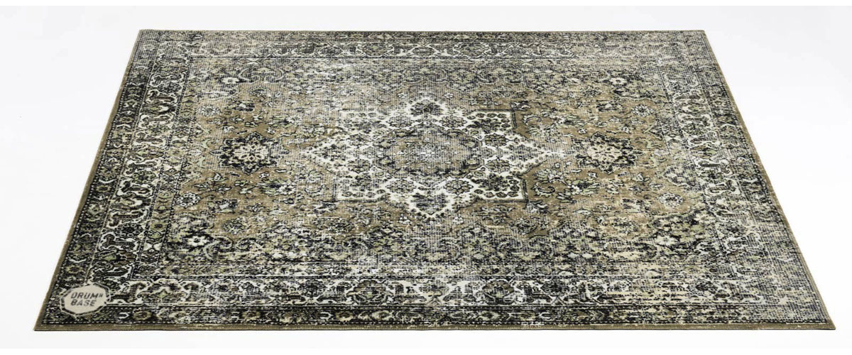 DRUM N BASE VPCLB-GRN VINTAGE PERSIAN CLUB SERIES 1.63 X 1.42M ANTI-SLIP GREEN