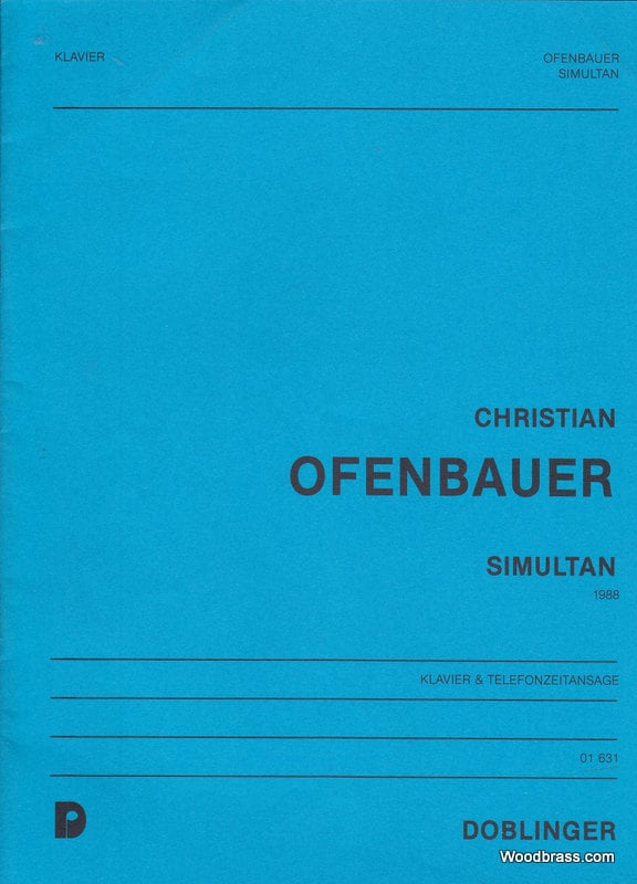 DOBLINGER OFENBAUER - SIMULTAN - PIANO