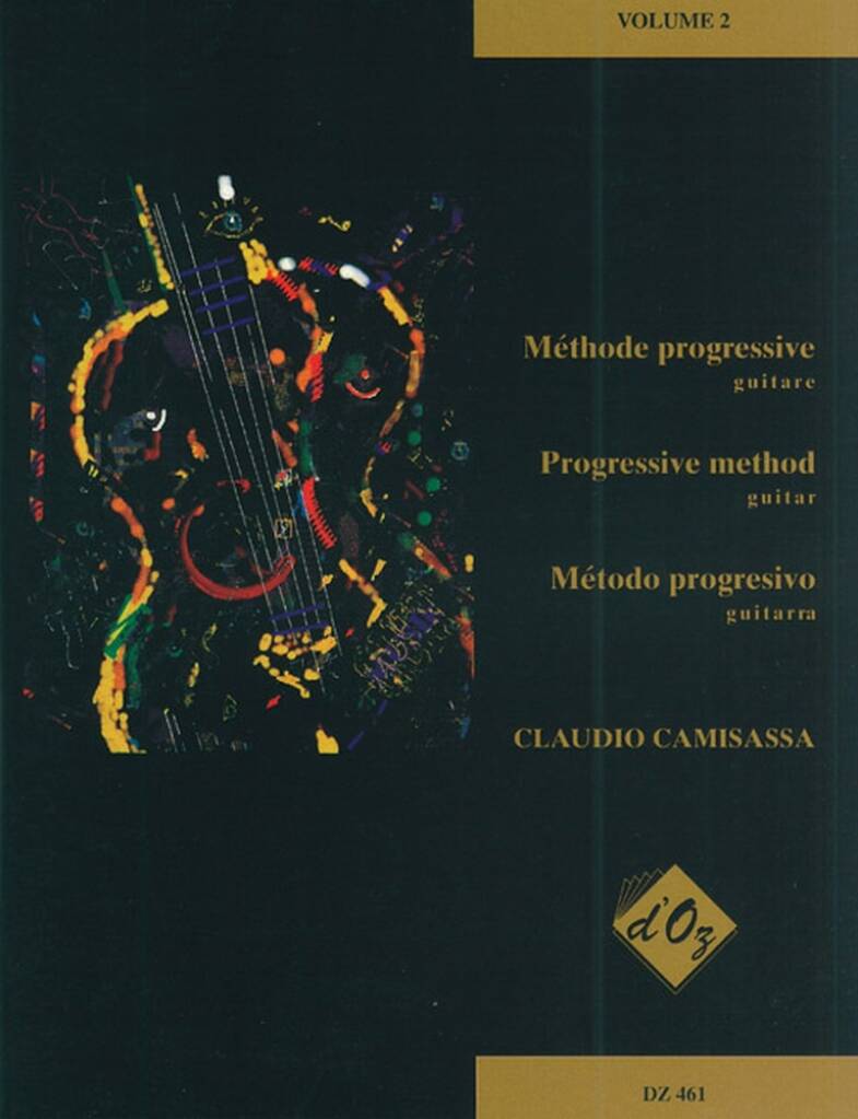 PRODUCTIONS D'OZ Camisassa Claudio - Methode Progressive Vol.2 - Guitare