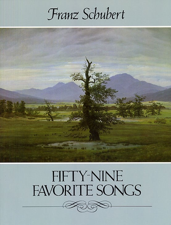 DOVER SCHUBERT F. - FIFTY-NINE FAVORITE SONGS - CHANT-PIANO 
