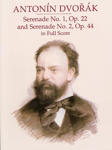 DOVER DVORAK - SERENADE NO.1 OP.22 AND SERENADE NO.2 OP.44 IN FULL SCORE - ORCHESTRA