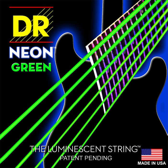 DR STRINGS NGE-10 Neon Green 10-46