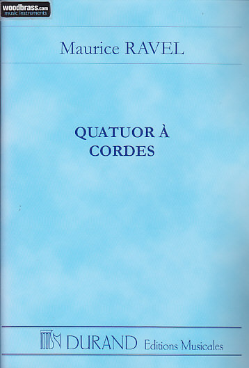 DURAND RAVEL M. - QUATUOR POUR 2 VIOLONS, ALTO ET VIOLONCELLE - CONDUCTEUR 