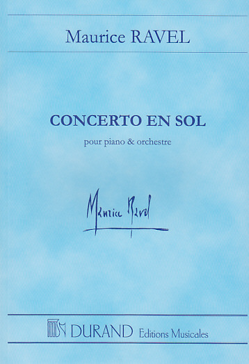 DURAND RAVEL M. - CONCERTO EN SOL - CONDUCTEUR