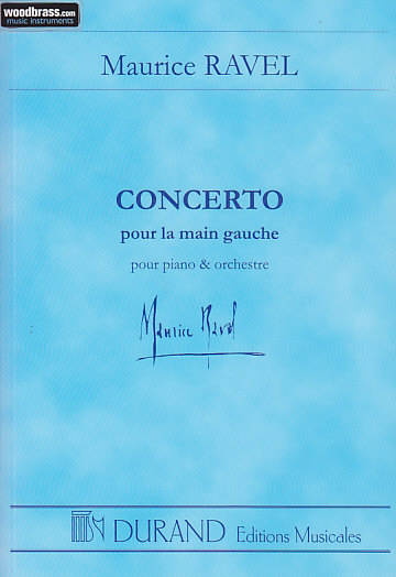 DURAND RAVEL - CONCERTO POUR LA MAIN GAUCHE (CONDUCTEUR POCHE)