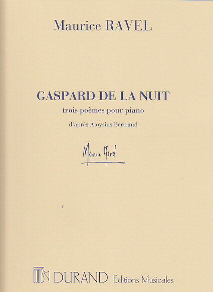 DURAND RAVEL M. - GASPARD DE LA NUIT - PIANO