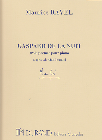 DURAND Ravel M. - Gaspard De La Nuit - Piano