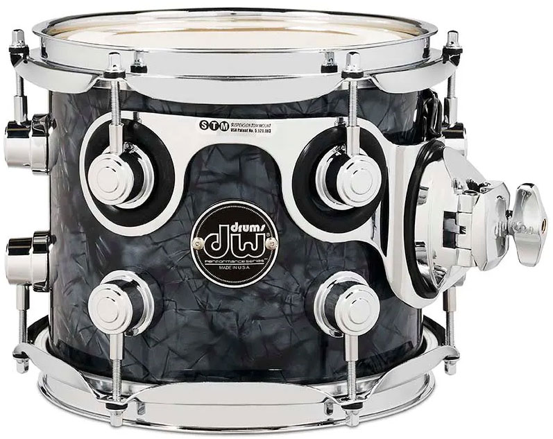 DW DRUM WORKSHOP Tom 8X7 Performance Black Diamond