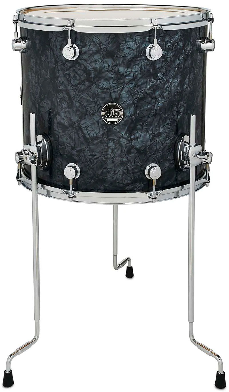 DW DRUM WORKSHOP Tom Basse 16X14 Performance Black Diamond