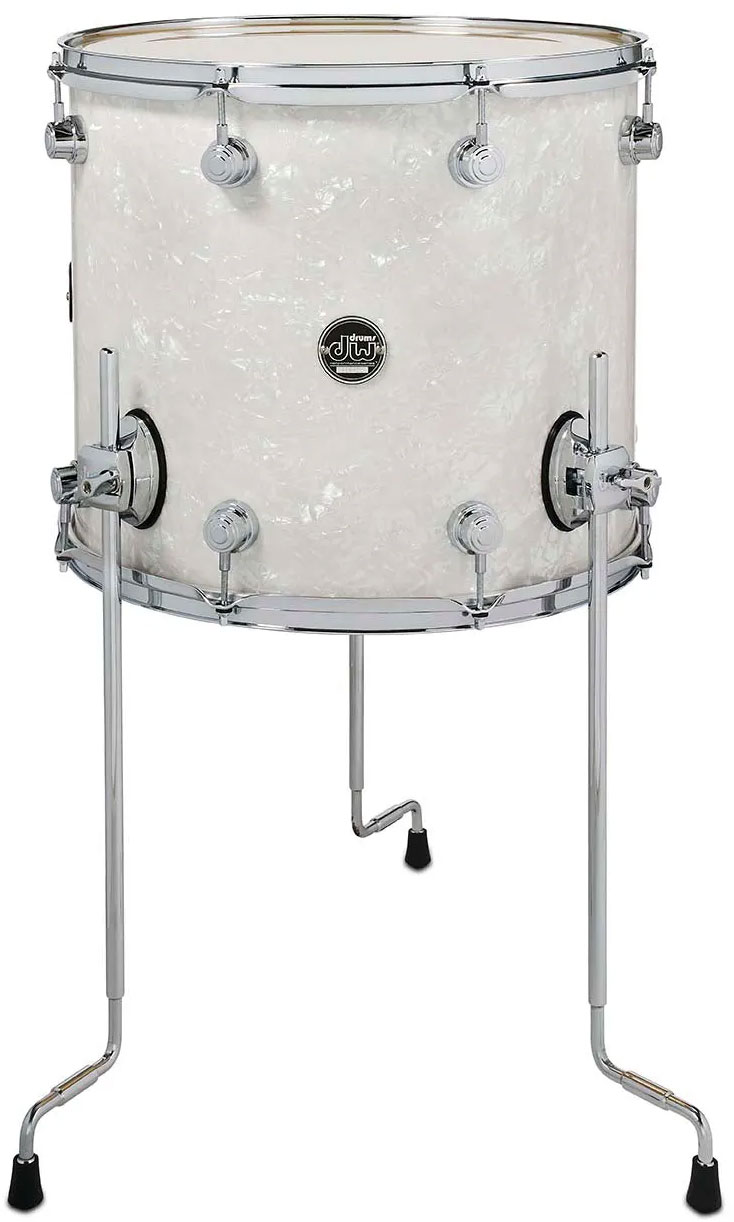 DW DRUM WORKSHOP Tom Basse 16X14 Performance White Marine Pearl