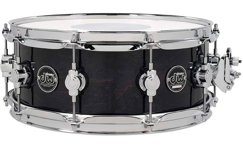 DW DRUM WORKSHOP 14X5.5 Performance Lacquer Ebony Stain