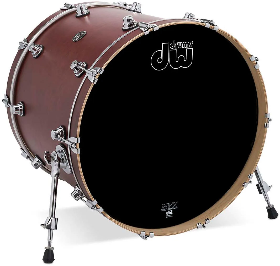 DW DRUM WORKSHOP 20X16 BASS DRUM PERFORMANCE FINISH PLY / SATIN OIL TOBACCO