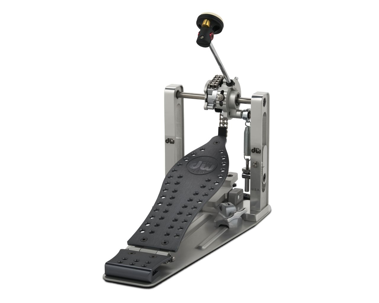 DW DRUM WORKSHOP Machined Chain Drive Pédale Simple Grey