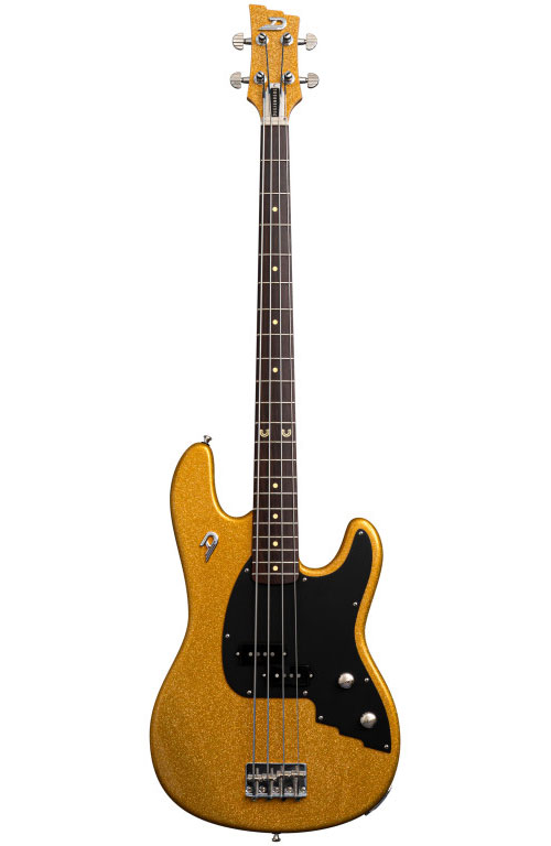 DUESENBERG Alliance Bass Signature Chris Chaney Bass Gold Sparkle + Housse