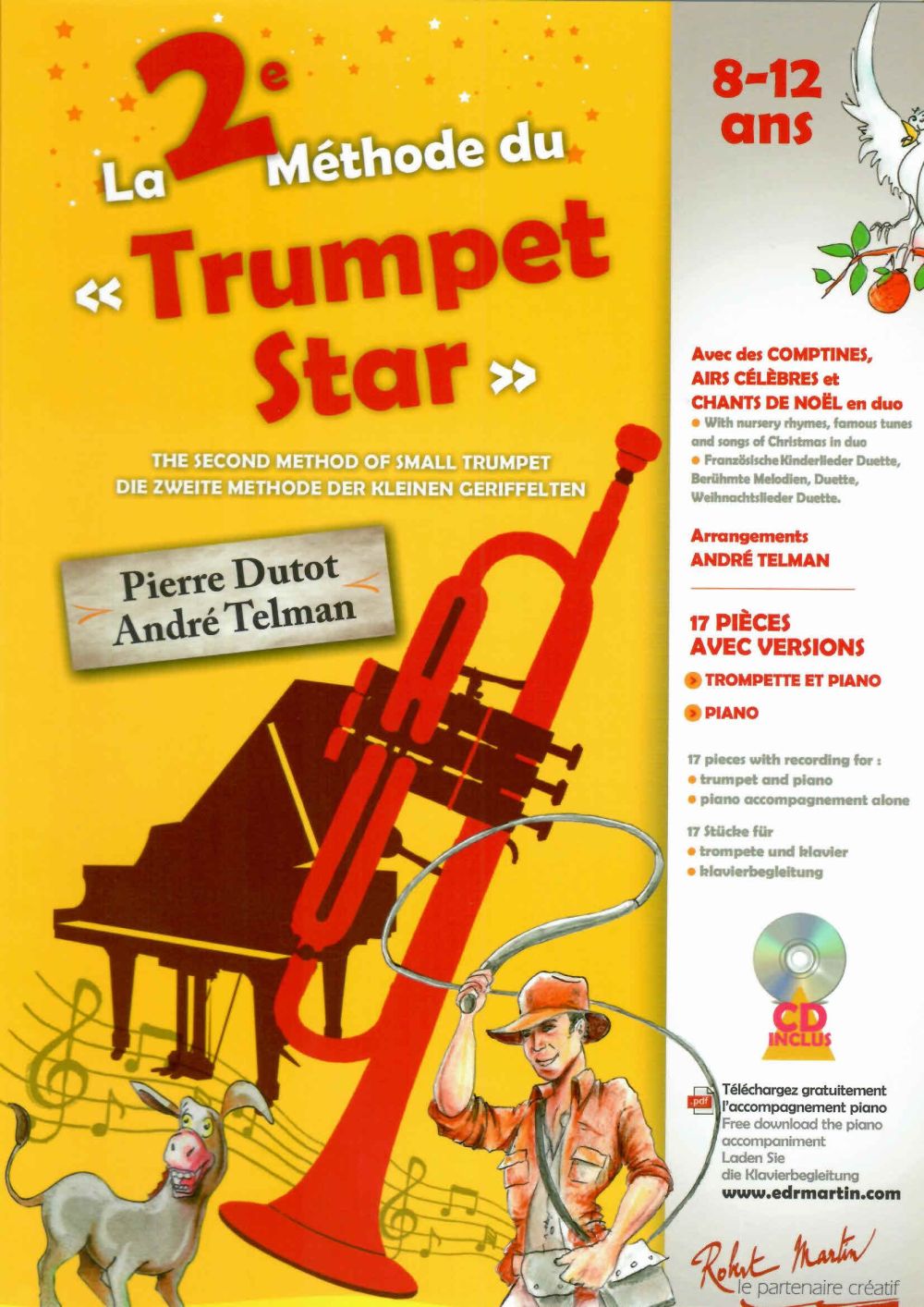 ROBERT MARTIN DUTOT P. & TELMAN A. - LA 2EME METHODE DU TOUT PETIT ?TRUMPET STAR?