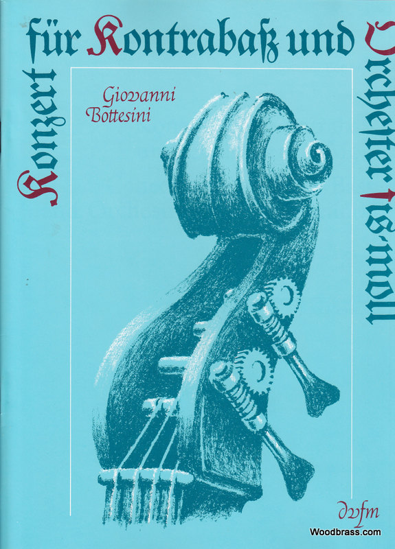 DEUTSCHER VERLAG Fã¼R MUSIK BOTTESINI G. - KONZERT FÜR KONTRABASS Fis-MOLL - CONTREBASSE & PIANO