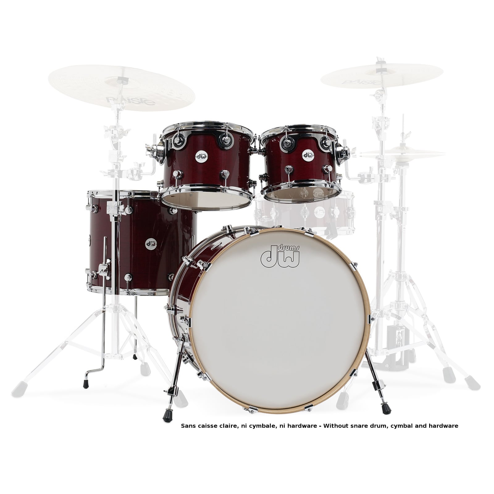 DW DRUM WORKSHOP DW Design 22 Stage 4 Füts Cherry Stain