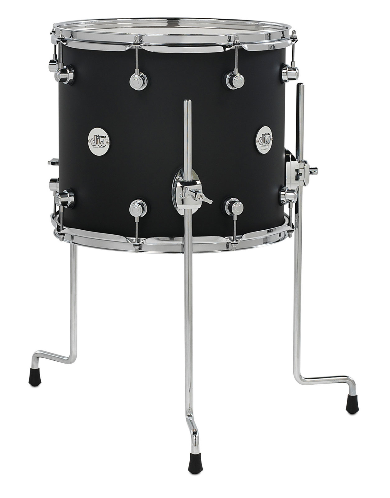 DW DRUM WORKSHOP TOM DESIGN BLACK SATIN
