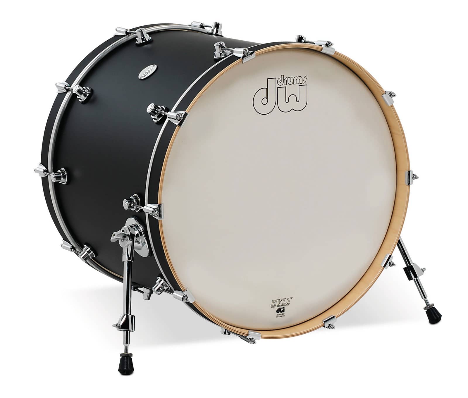 DW DRUM WORKSHOP 22X18 DESIGN BLACK SATIN