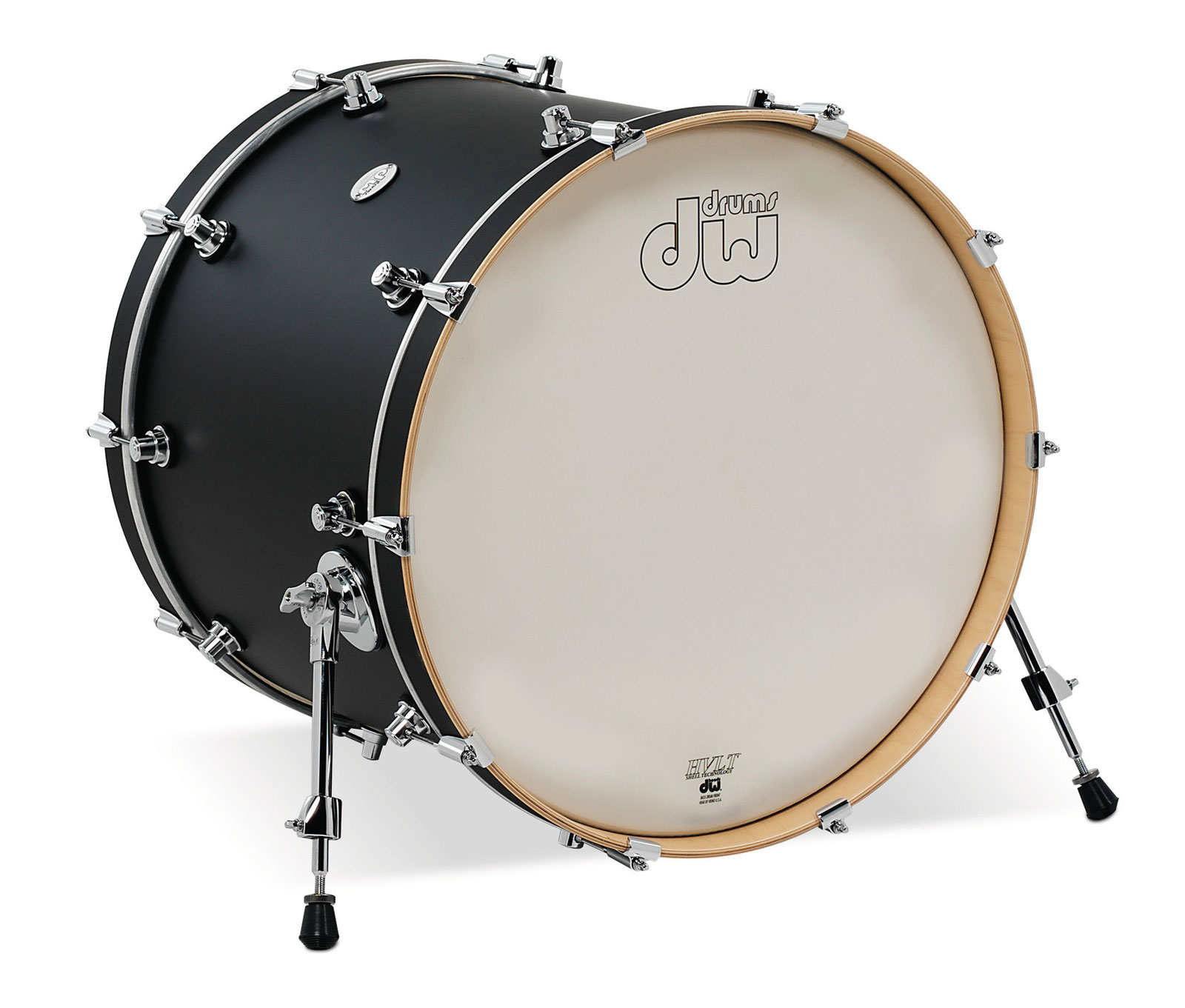DW DRUM WORKSHOP 22X18 Design Black Satin