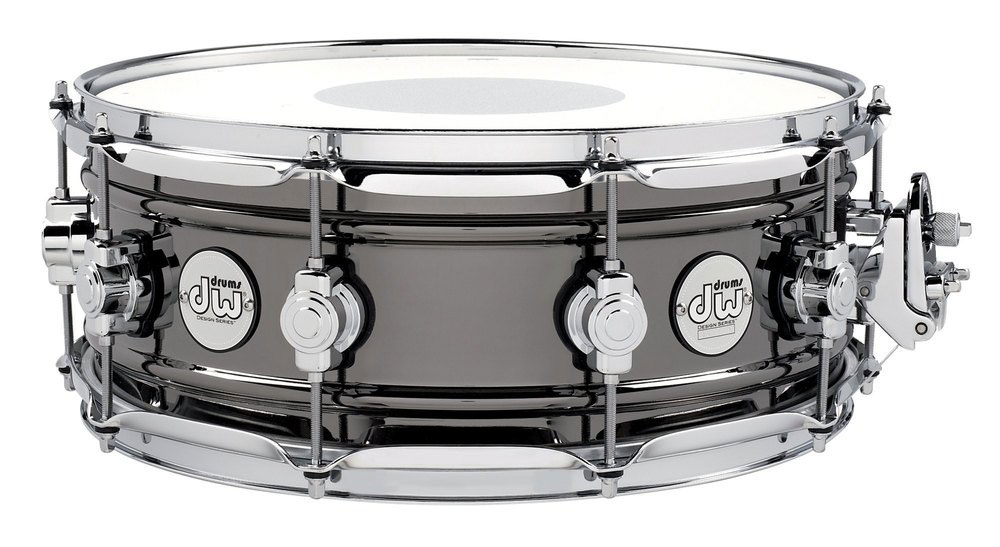 DW DRUM WORKSHOP DESIGN - LAITON BLACK BRASS 14 X 5.5