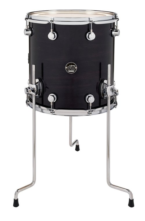 DW DRUM WORKSHOP Tom Basse 16X14 Performance Lacquer Ebony Stain