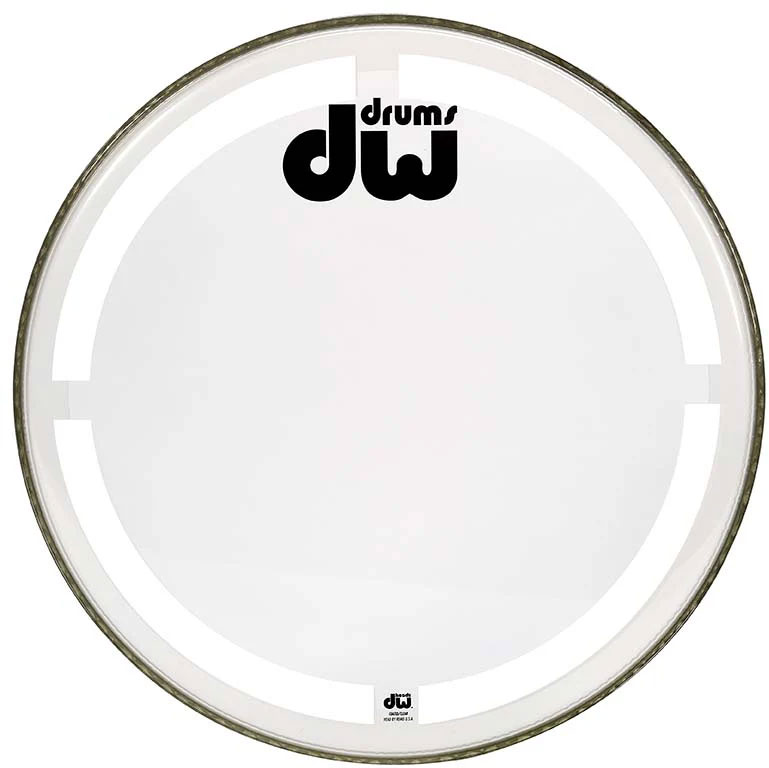 DW DRUM WORKSHOP PARCHE PARA BOMBO COATED CLEAR 23