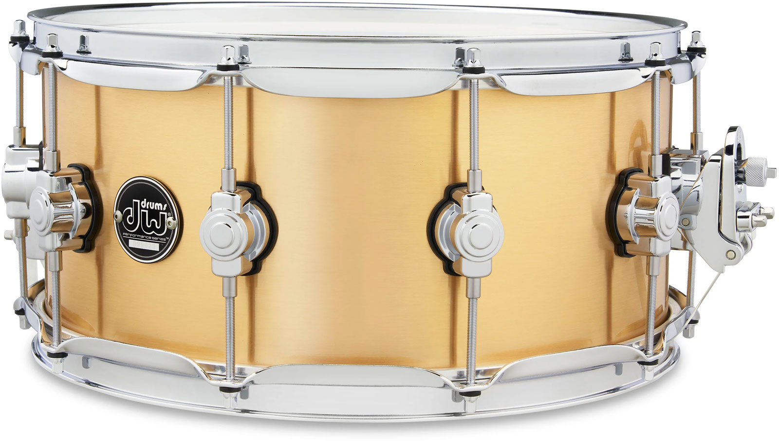 DW DRUM WORKSHOP Performance Polished brass 14X6.5