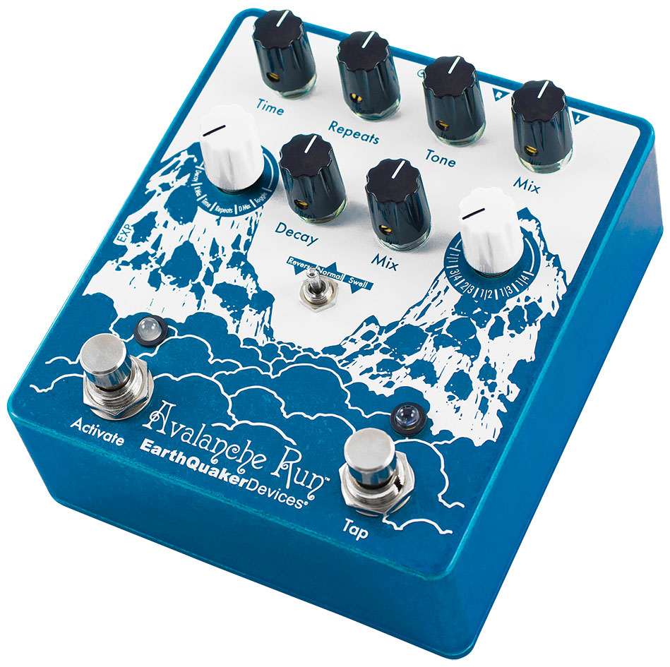 EARTHQUAKER Avalanche Run V2 - Reverb Delay Stereo