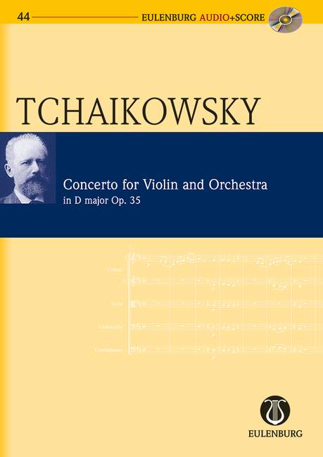 EULENBURG TCHAIKOVSKY P.I. - CONCERTO D MAJOR OP. 35 CW 54 - VIOLIN AND ORCHESTRA