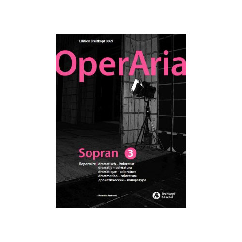 EDITION BREITKOPF OPERARIA SOPRANO 3