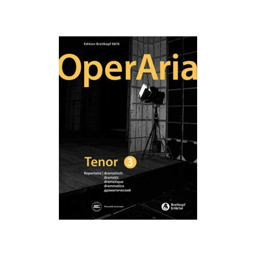 EDITION BREITKOPF OPERARIA TENOR 3