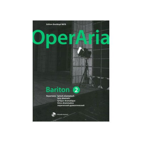 EDITION BREITKOPF OPERARIA BARYTON 2