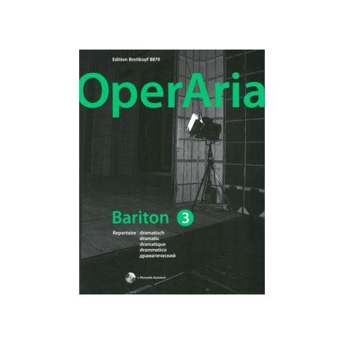 EDITION BREITKOPF OPERARIA BARYTON 3