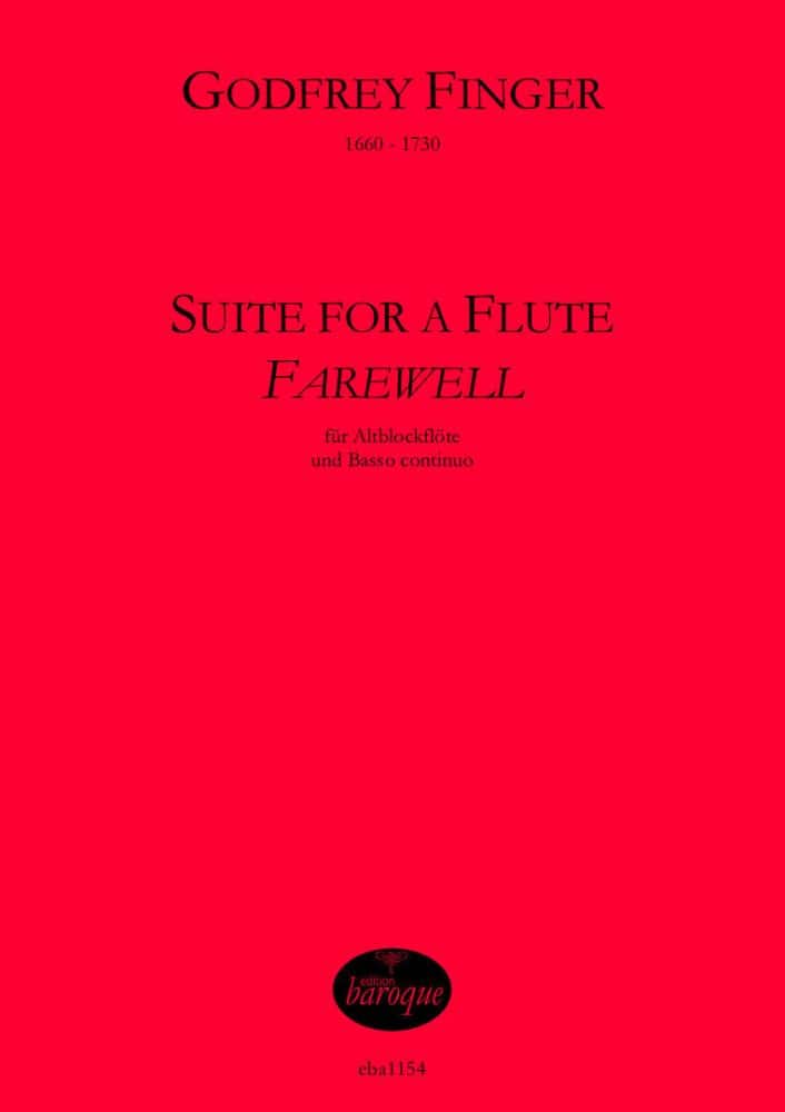 EDITION BAROQUE FINGER GODFREY - SUITE FOR A FLUTE 