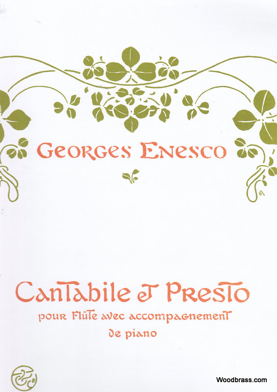 ENOCH Enesco Georges - Cantabile & Presto - Flute et Piano
