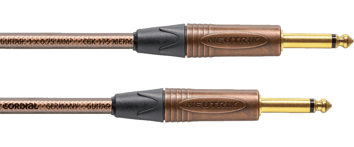 CORDIAL Cable Guitare Jack 3 M Metal