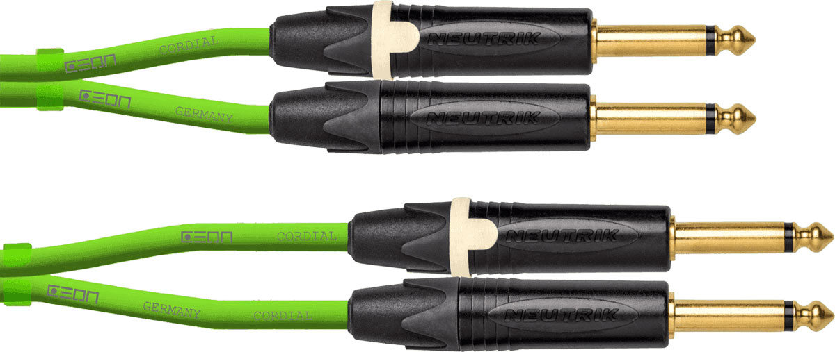 CORDIAL JACK/JACK 1,5M GREEN