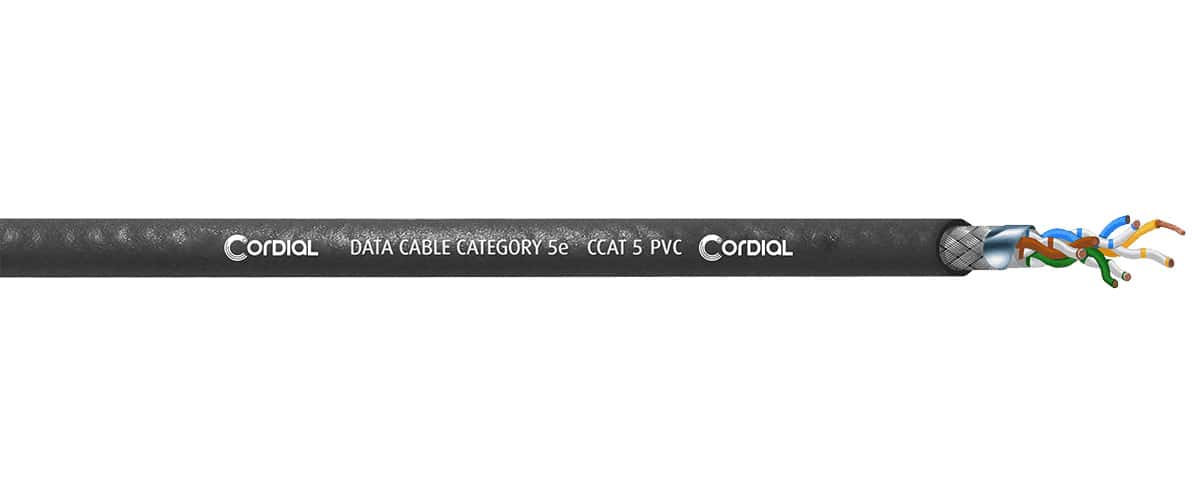 CORDIAL BOBINE DE CBLE RSEAU CAT5E 100M GAINE PVC