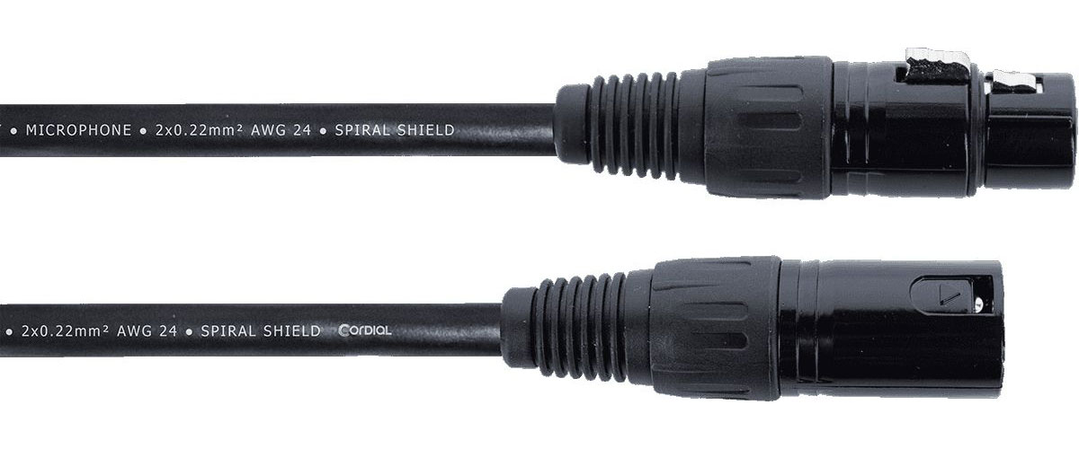 CORDIAL Câble Micro XLR 1,5 M