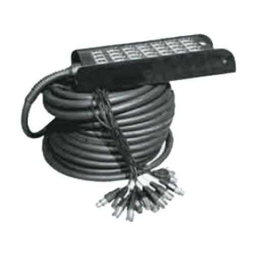 YELLOW CABLE Multipaire 24 XLR 4 XLR 10 M