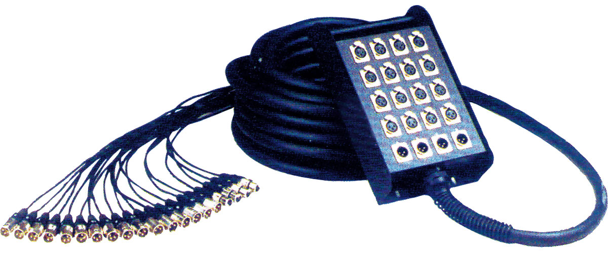 YELLOW CABLE H104-30 MULTI XLR 16/4 100 FT.