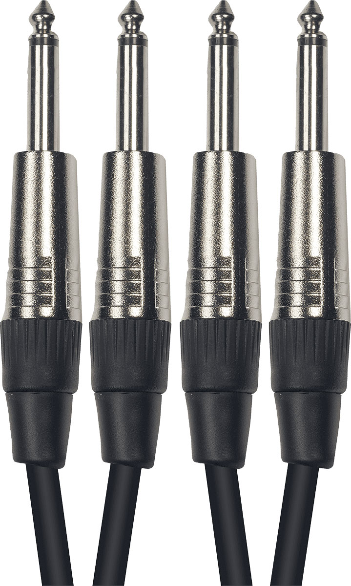 YELLOW CABLE Cordon 2 Jack Mono 2 Jack Mono 6 M